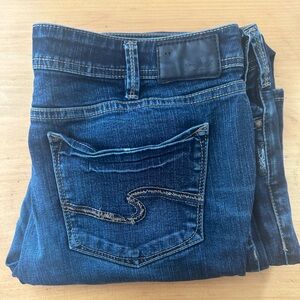 Silver Jeans Dark Blue AIKO Women's Jeans